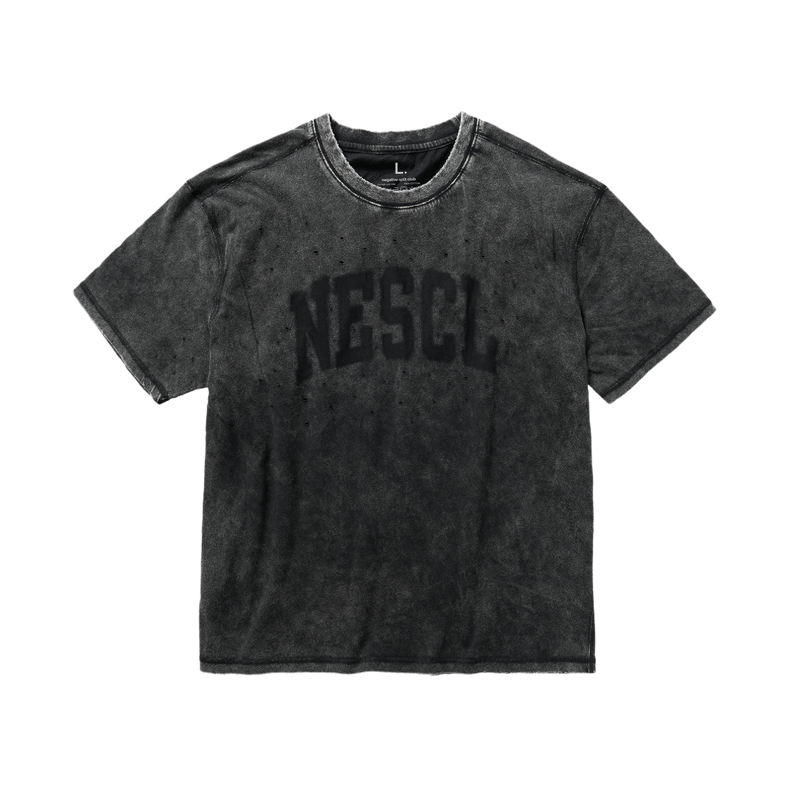 네거티브 스플릿 클럽 에어액트 미네랄 아치 티셔츠 블랙(negative split club AirAct Mineral Arch T-Shirt Black)