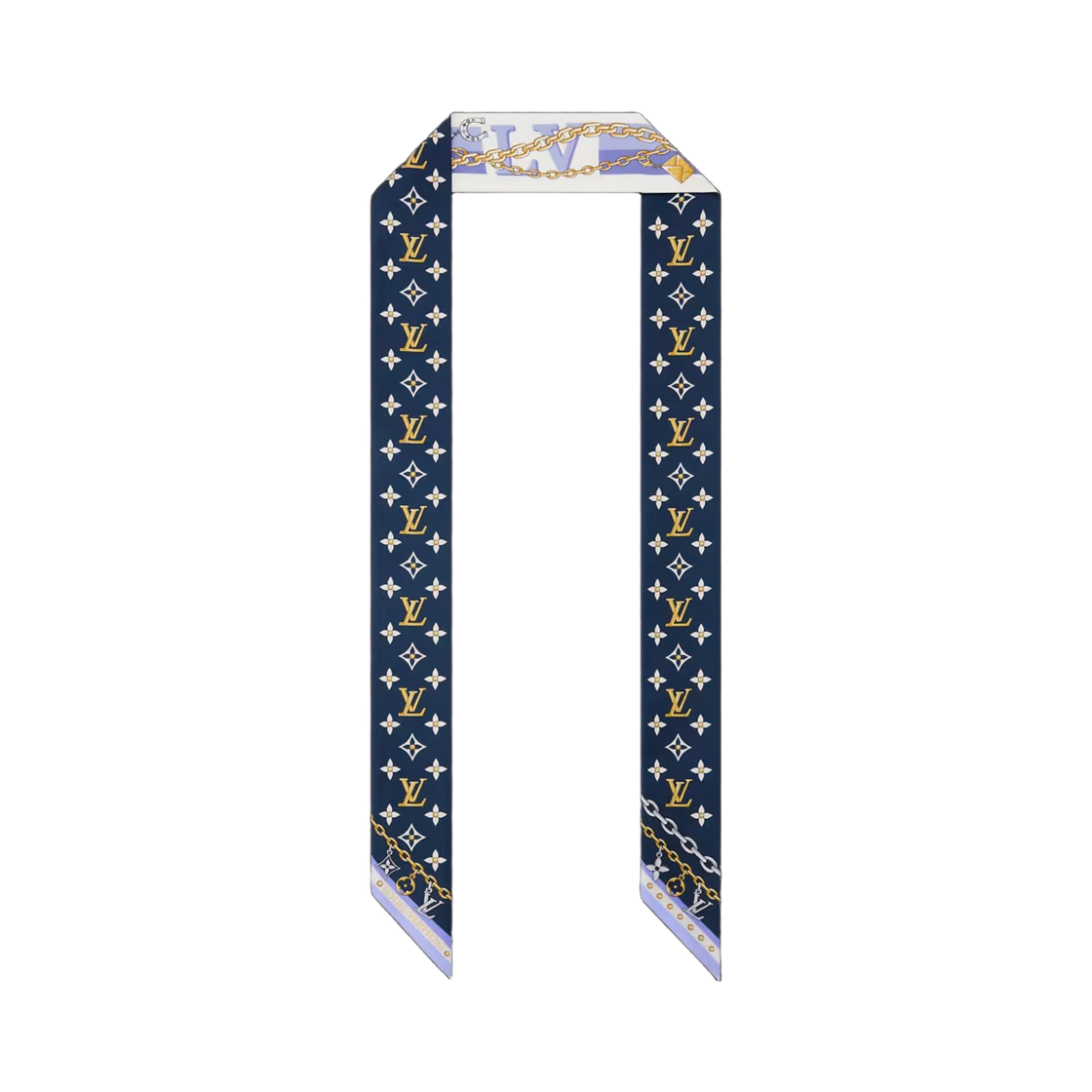 (W) 루이비통 K 참 방도 S00 블루 데님((W) Louis Vuitton K Charm Bandeau S00 Blue Denim) - 2