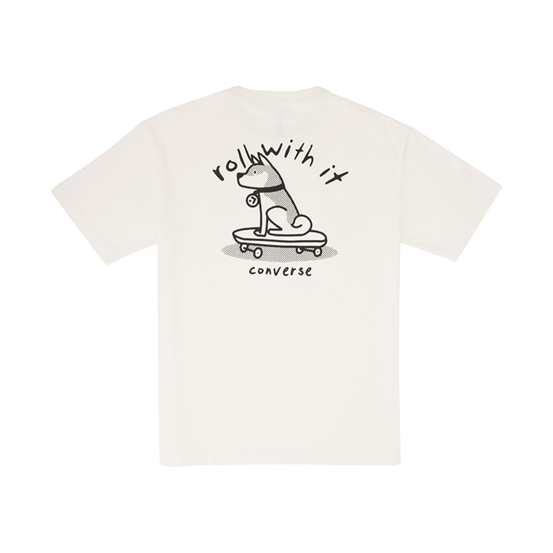 컨버스 피치드 루즈 핏 그래픽 티셔츠 에그렛(Converse Peached Loose Fit Graphic T-Shirt Egret) - 2