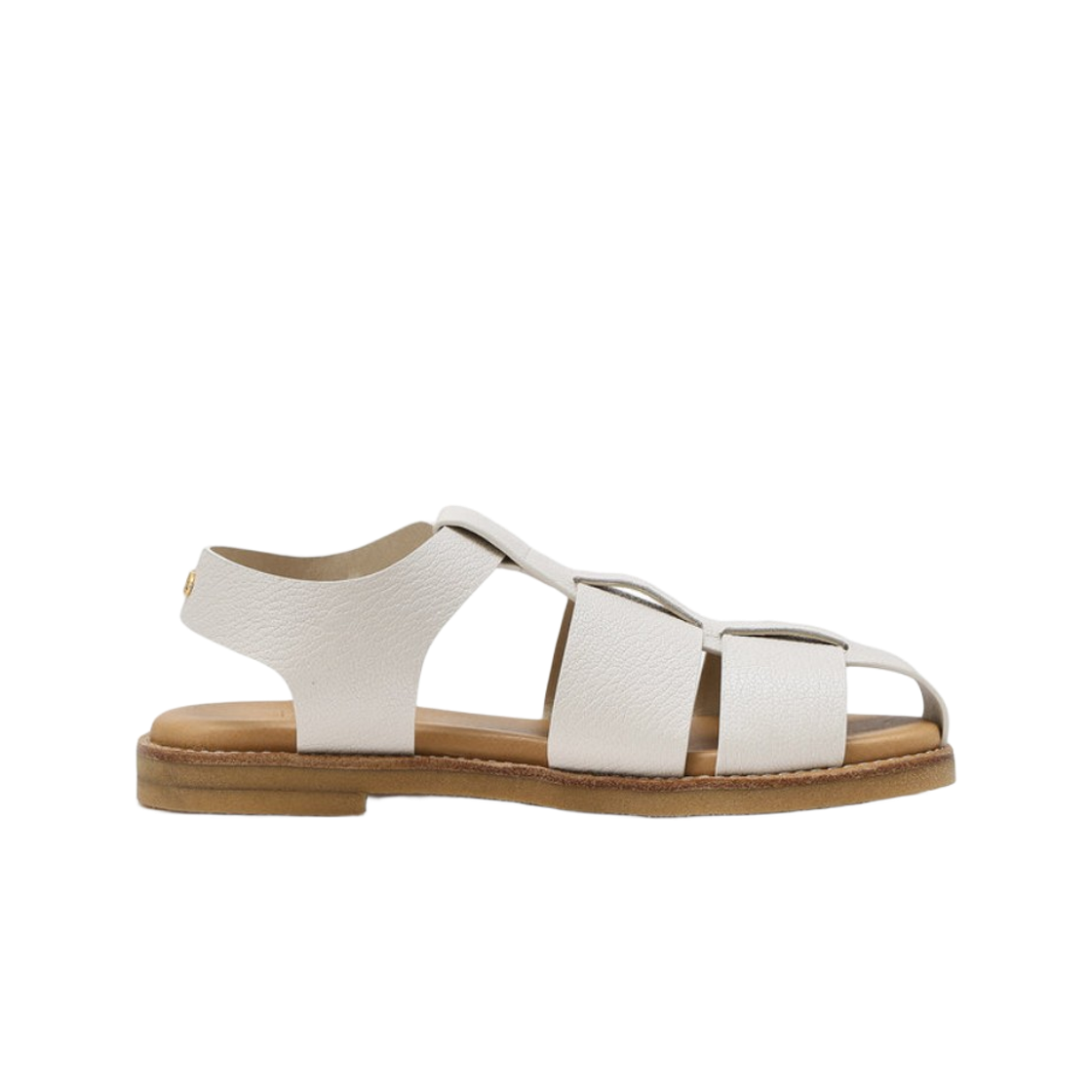 아떼 바네사브루노 액세사리 화이트 피셔맨 가죽 샌들 AASO6E612OW 오프화이트(Athe Vanessabruno Acc White Fisherman Leather Sandals Aaso6E612Ow Off White) - 2