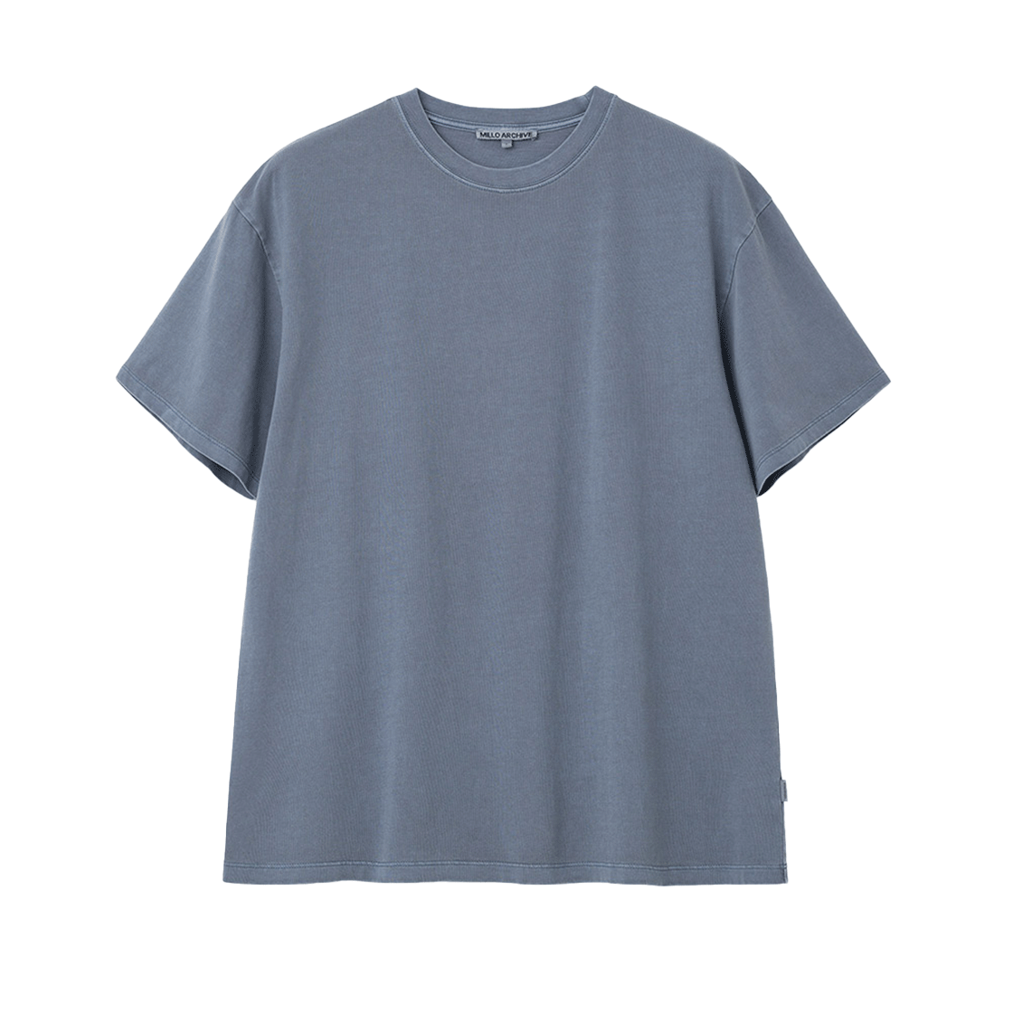 밀로 아카이브 에센셜 피그먼트 다잉 티셔츠 인디고 블루(Millo Archive Essential Pigment Dyeing T-Shirt Indigo Blue)