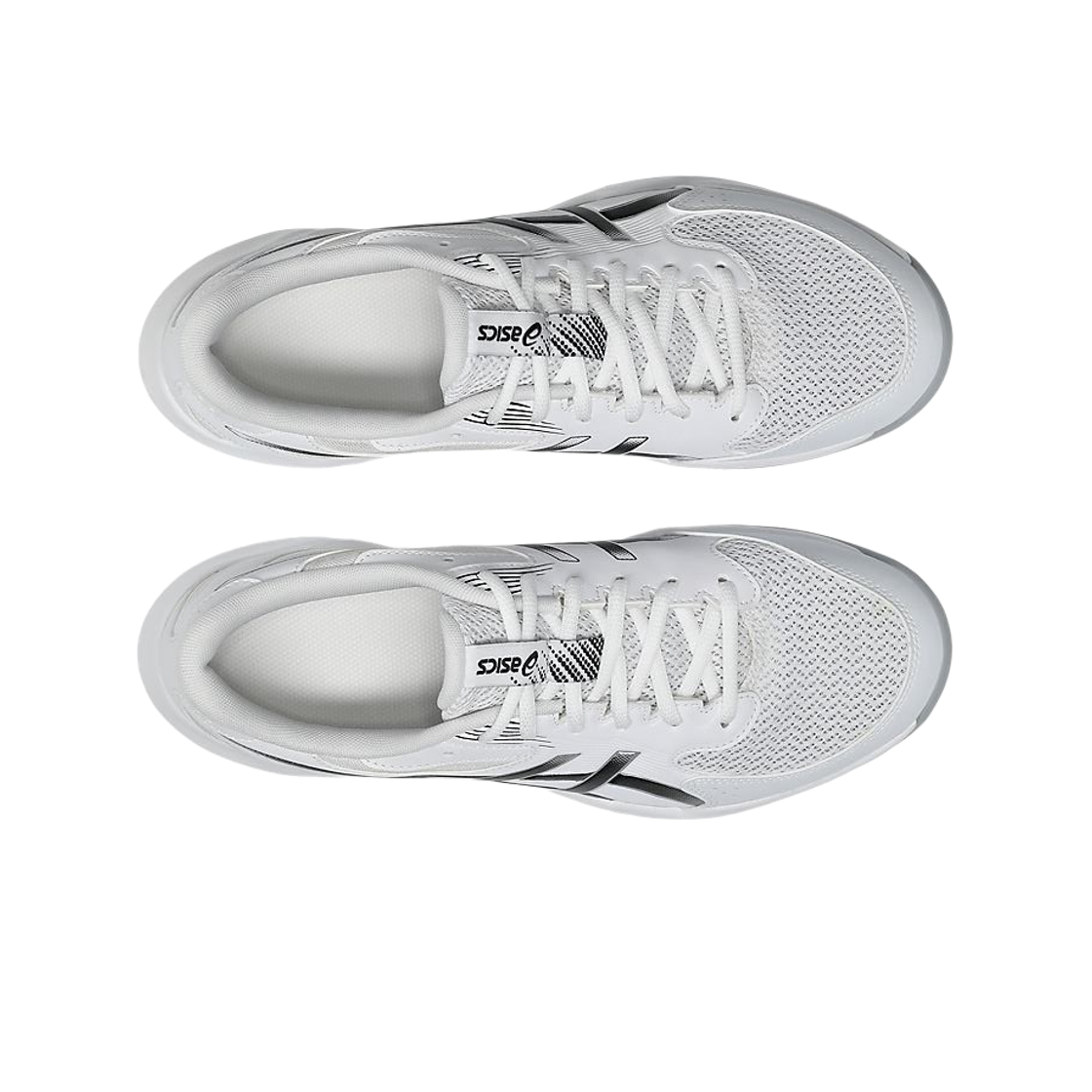 아식스 젤 로켓 12 화이트 블랙 - 2E 와이드(Asics Gel-Rocket 12 White Black - 2E Wide) - 2