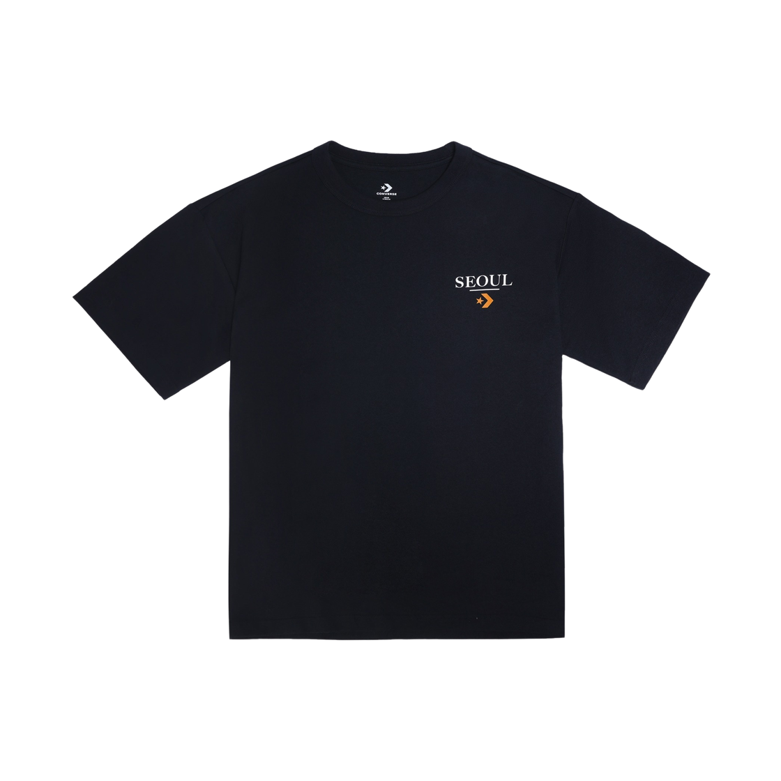MCH647-023 Converse Seoul City Graphic T-Shirt Black