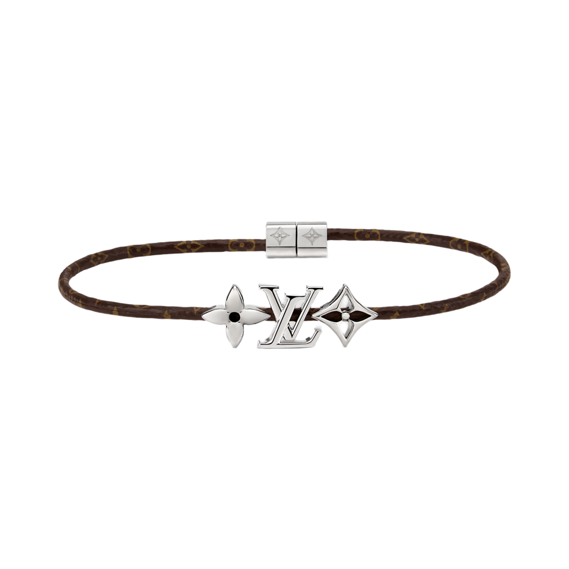 M4883Z Louis Vuitton LV Iconic Monogram Bracelet Silver