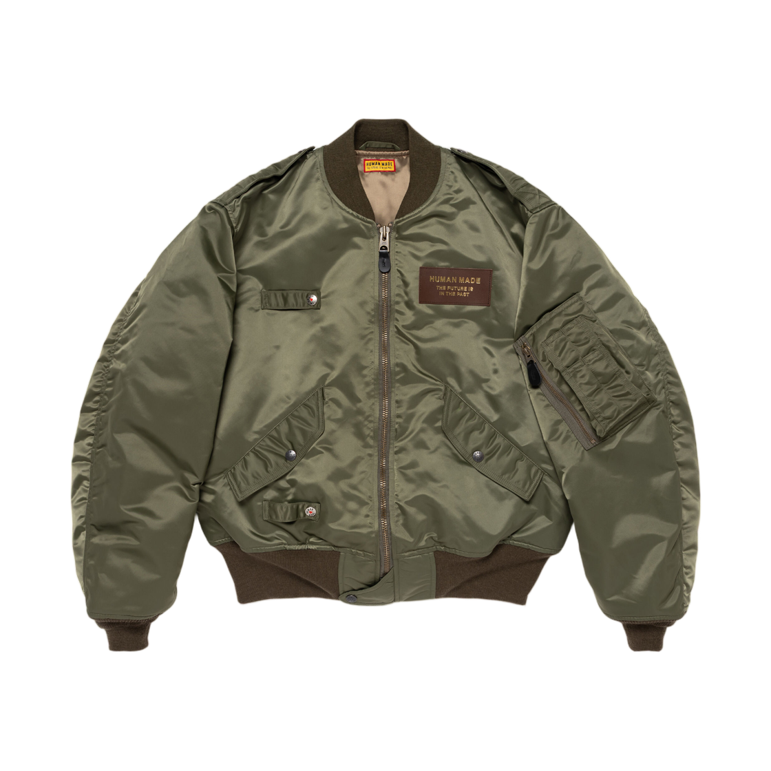 휴먼 메이드 x 포켓몬 메이드 패딩 블루종 올리브 드랩(Human Made x Pokemon Made Padded Blouson Olive Drab) - 2