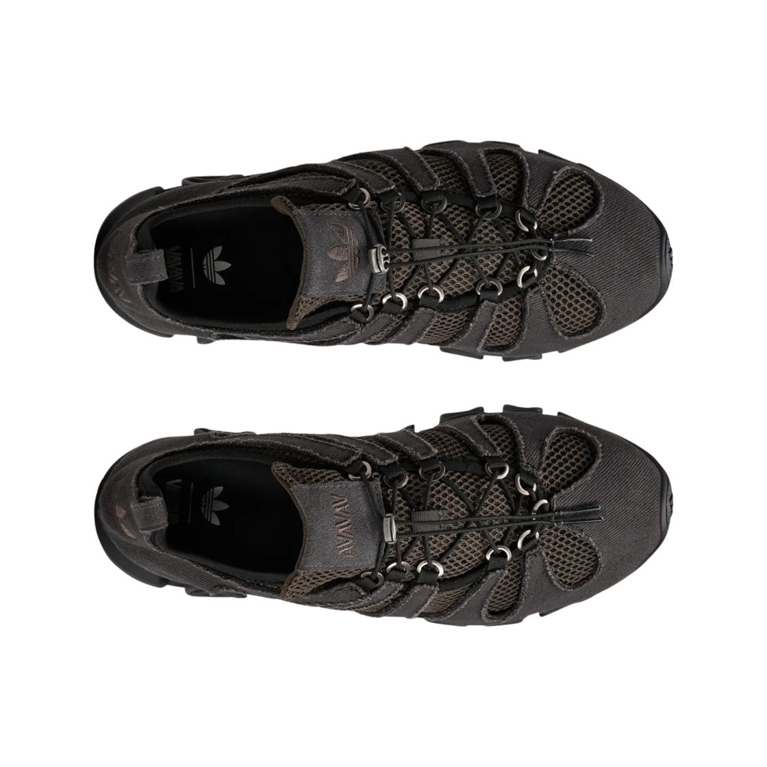 (W) 아디다스 x 아바바브 메가라이드 코어 블랙 쉐도우 올리브((W) Adidas x Avavav Megaride Core Black Shadow Olive) - 2