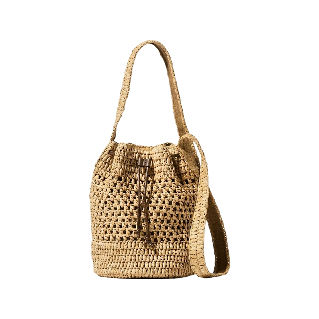 유니클로 크로셰 버킷백 베이지(Uniqlo Crochet Bucket Bag Beige) - 1