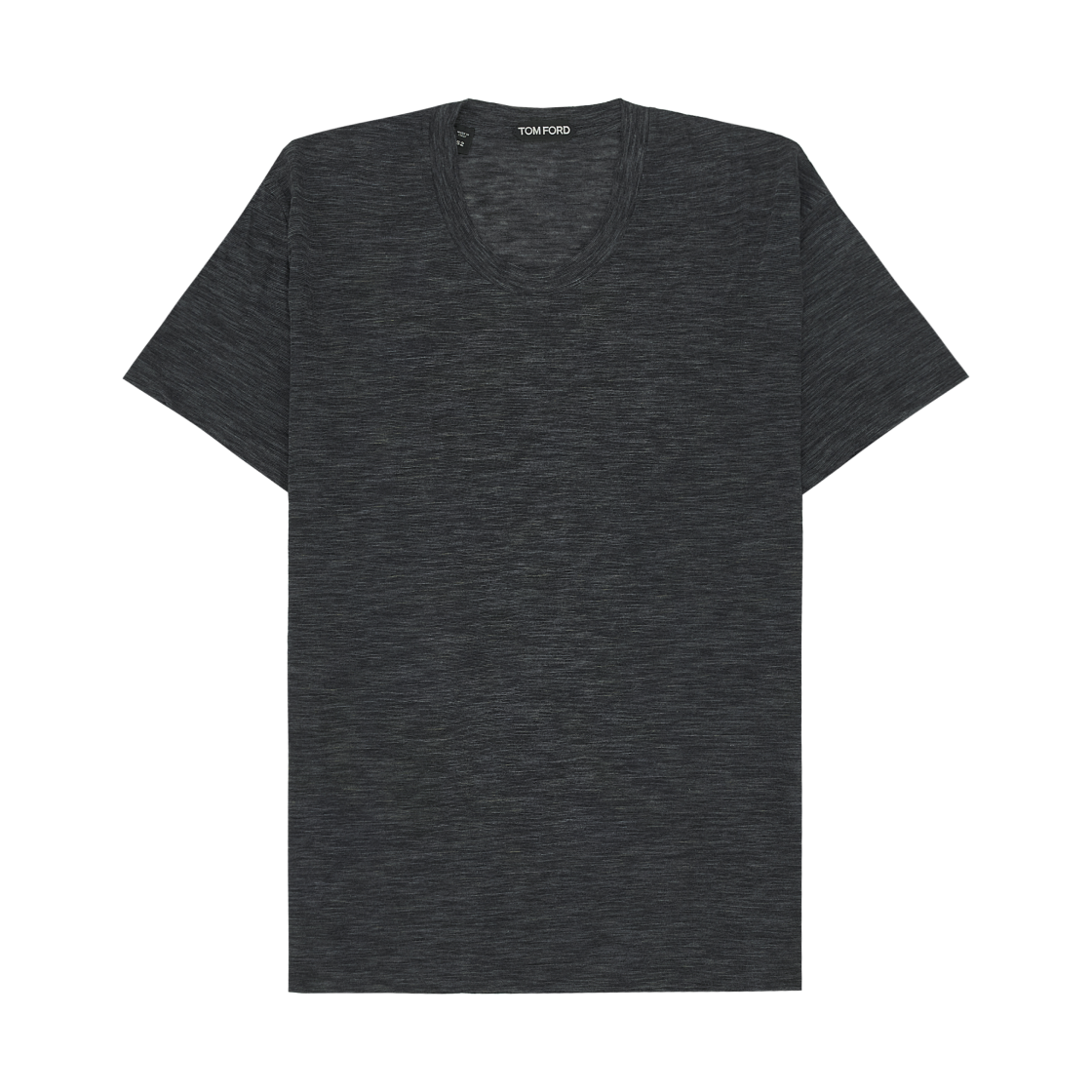 톰포드 크루넥 티셔츠 블랙 멜란지(Tom Ford Crew Neck T-Shirt Black Melange)