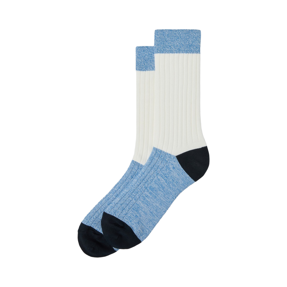 CALAX26103WHX Customellow Block Socks White