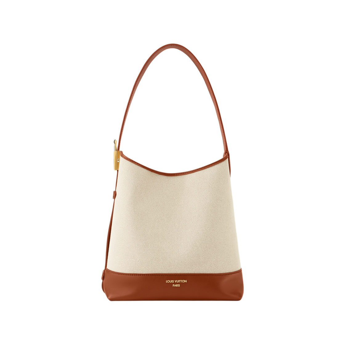 M25468 Louis Vuitton Low Key Hobo PM Ecru Cognac