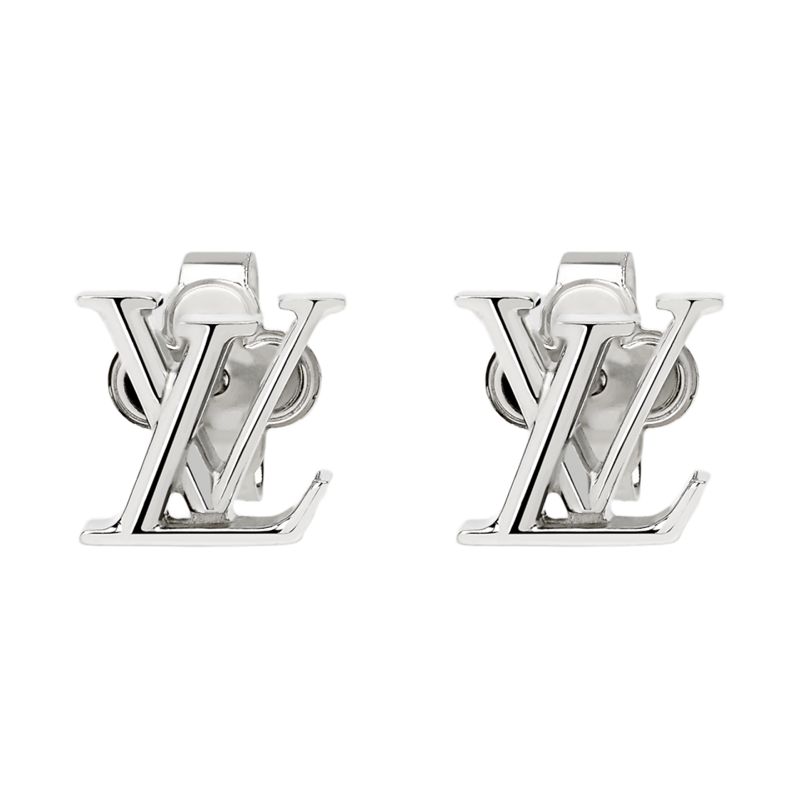 M03974 Louis Vuitton LV Iconic XS Earrings Palladium
