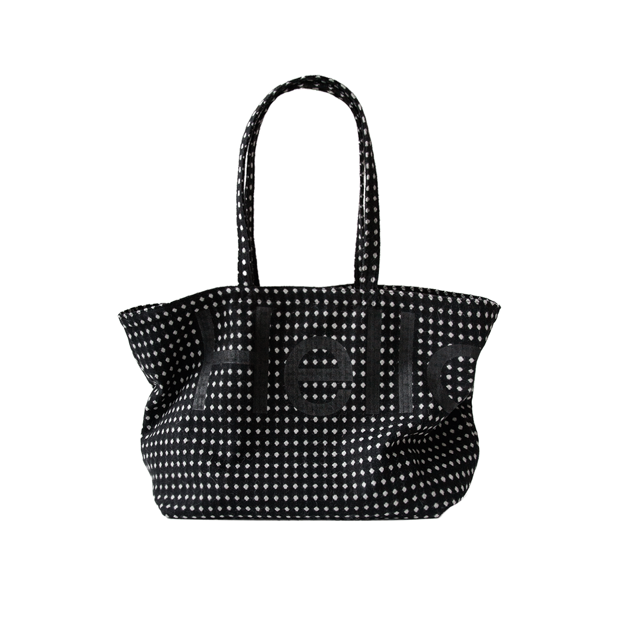 헬로듀드 빅 토트백 울 도트(Hellodude Big Tote Bag Wool Dot) - 1