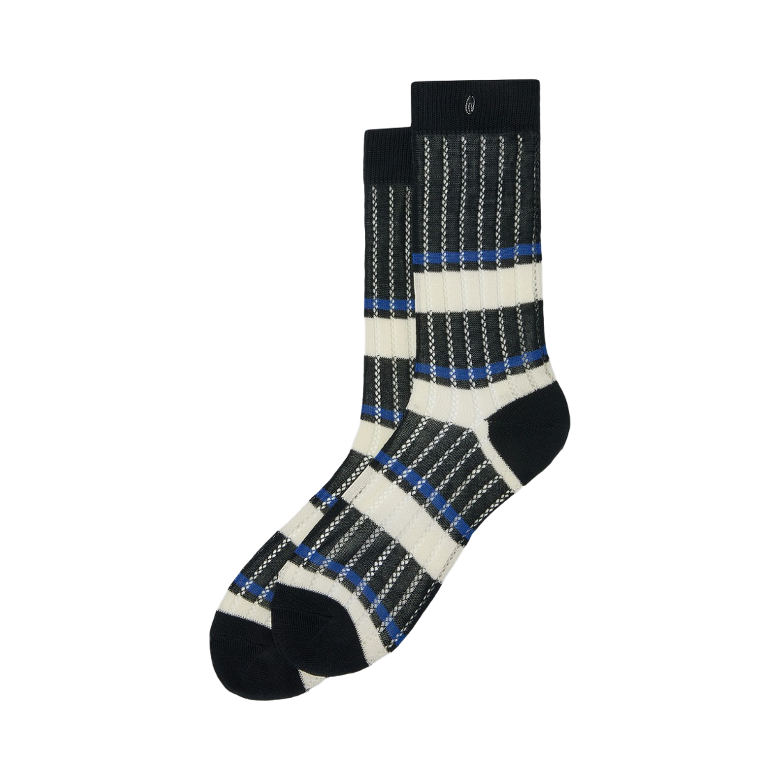 CALAX26107WHX Customellow Stripe Socks White