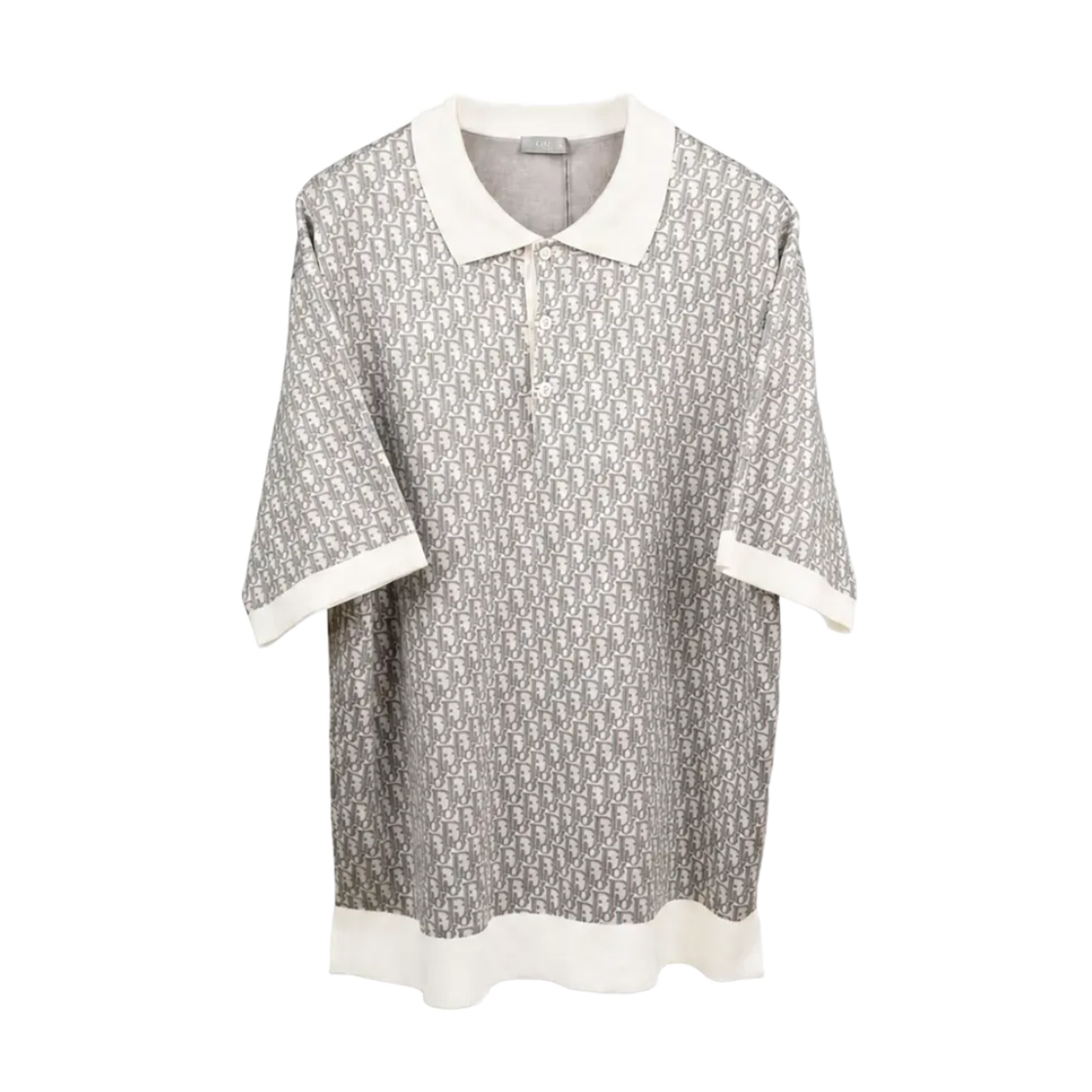 IT932AIA5PK9 Dior Oblique Jacquard Collar Short Sleeve Knit 293M832AT396