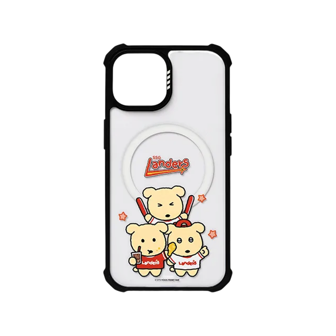 SSG 랜더스 x 깜자 맥세이프 임팩트범퍼 케이스 으쓱이들(SSG Landers x Ggamja MagSafe Impact Bumper Case Shruggers) - 1