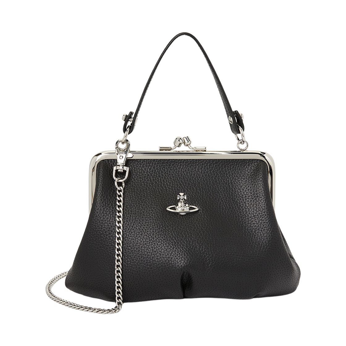 [15% 쿠폰] 비비안 웨스트우드 그래니 프레임 펄스 체인 크로스바디백 블랙([15% 쿠폰] Vivienne Westwood Granny Frame Pulse Chain Crossbody Bag Black) - 2