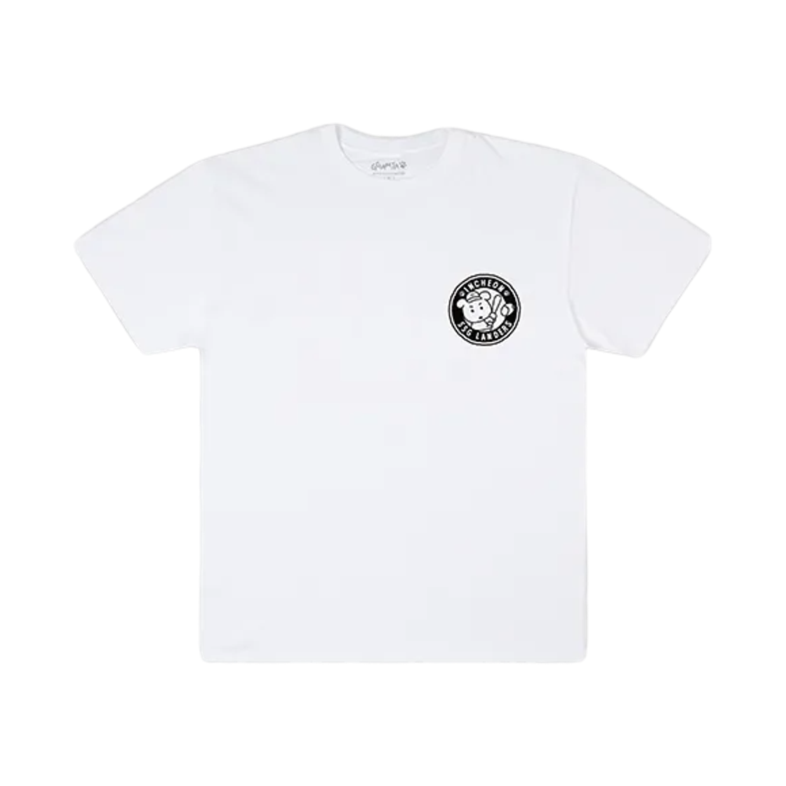 SSG 랜더스 x 깜자 반팔 티셔츠 인천 화이트(SSG Landers x Ggamja Short Sleeve T-Shirt Incheon White) - 1
