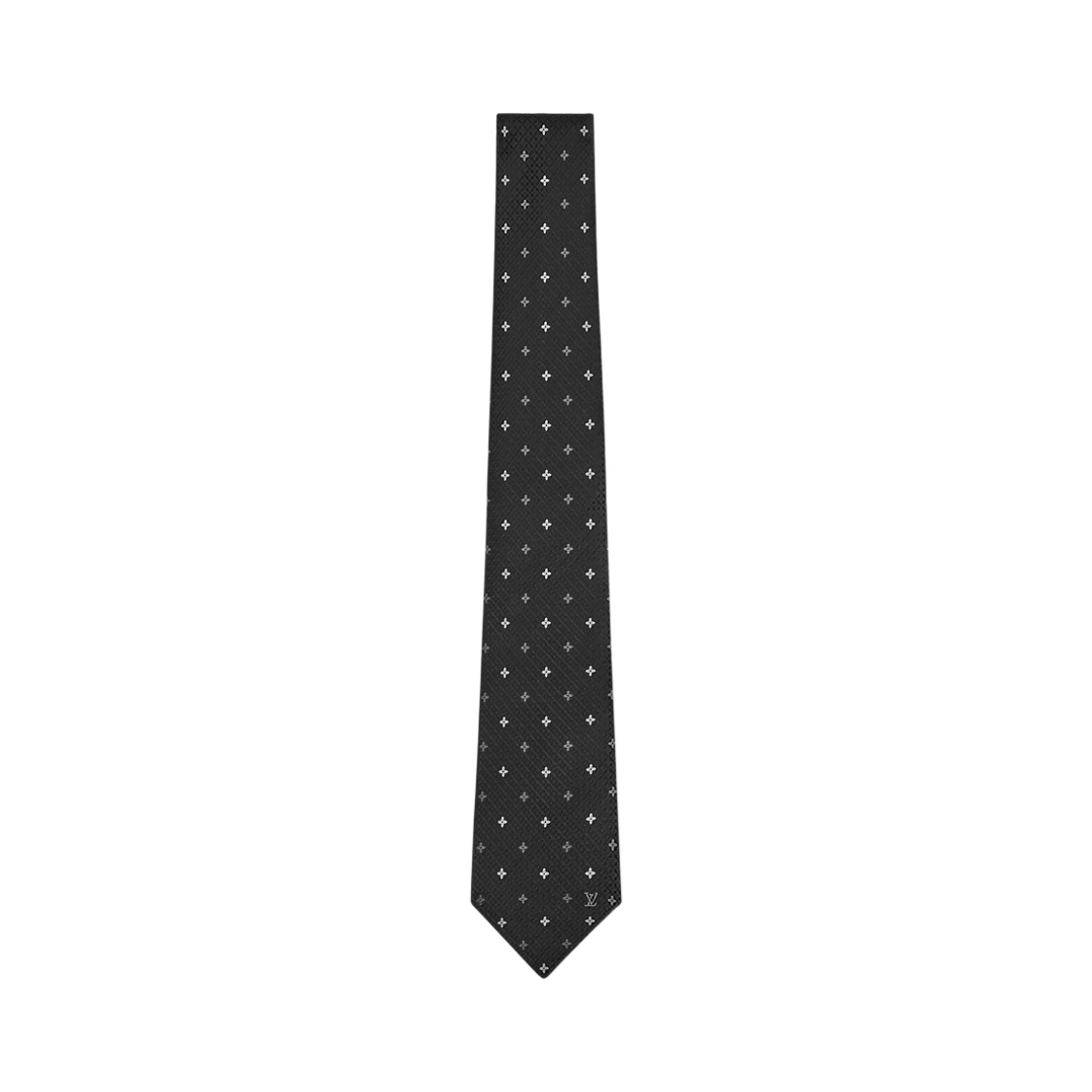 M97768 Louis Vuitton Blooming Monogram Tie Black