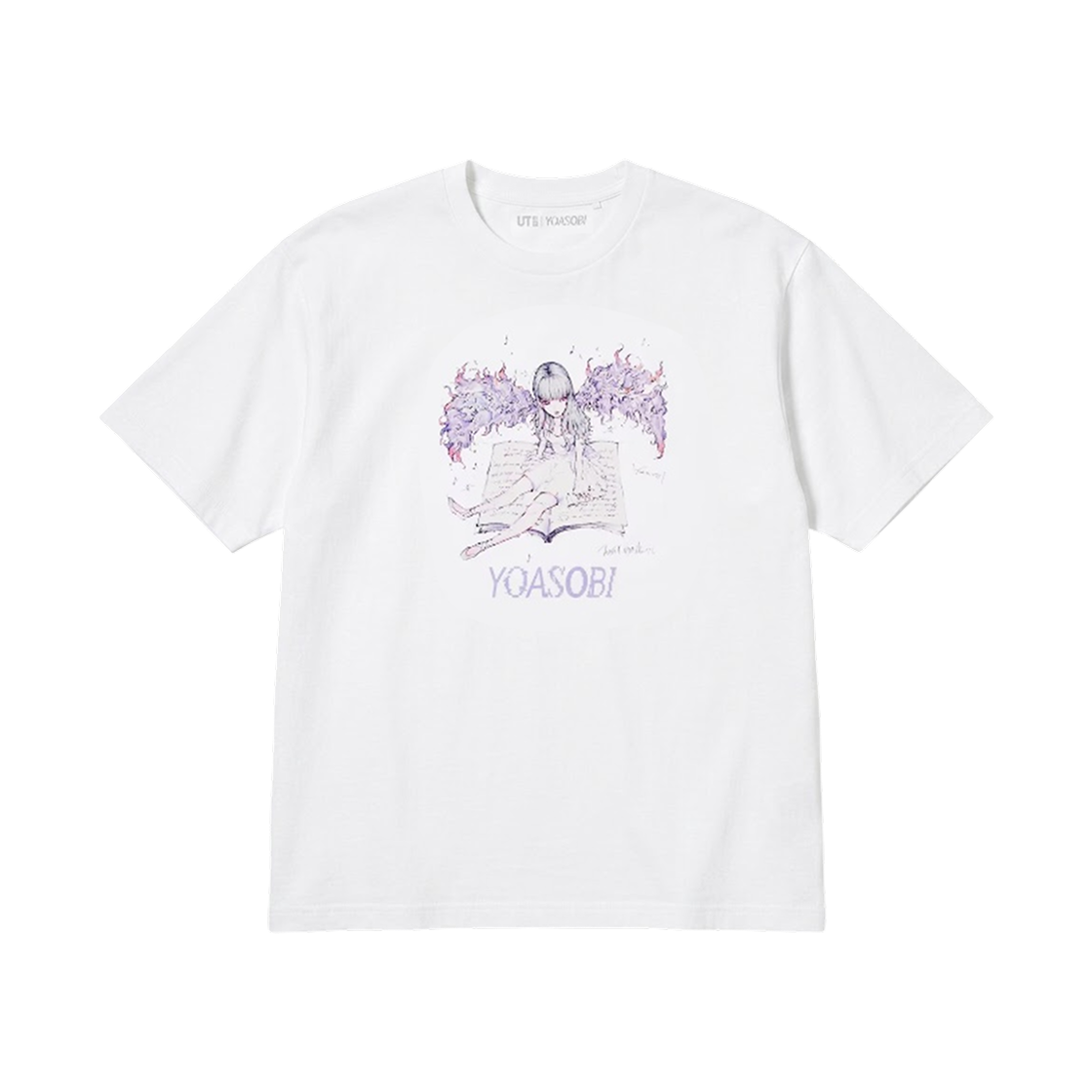 489916-00 Uniqlo UT x Yoasobi Graphic T-Shirt D White