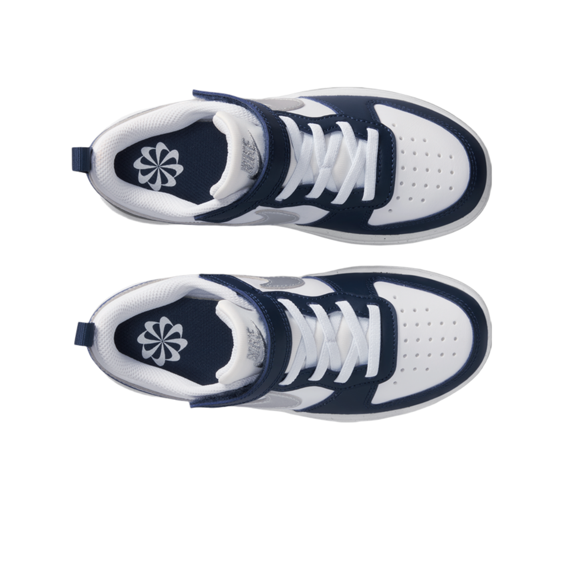 (PS) 나이키 코트 버로우 로우 리크래프트 화이트 메탈릭 실버((PS) Nike Court Borough Low Recraft White Metallic Silver) - 2