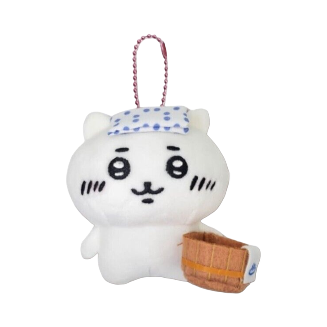 - Chiikawa Onsen Local Limited Plush Keychain Chiikawa