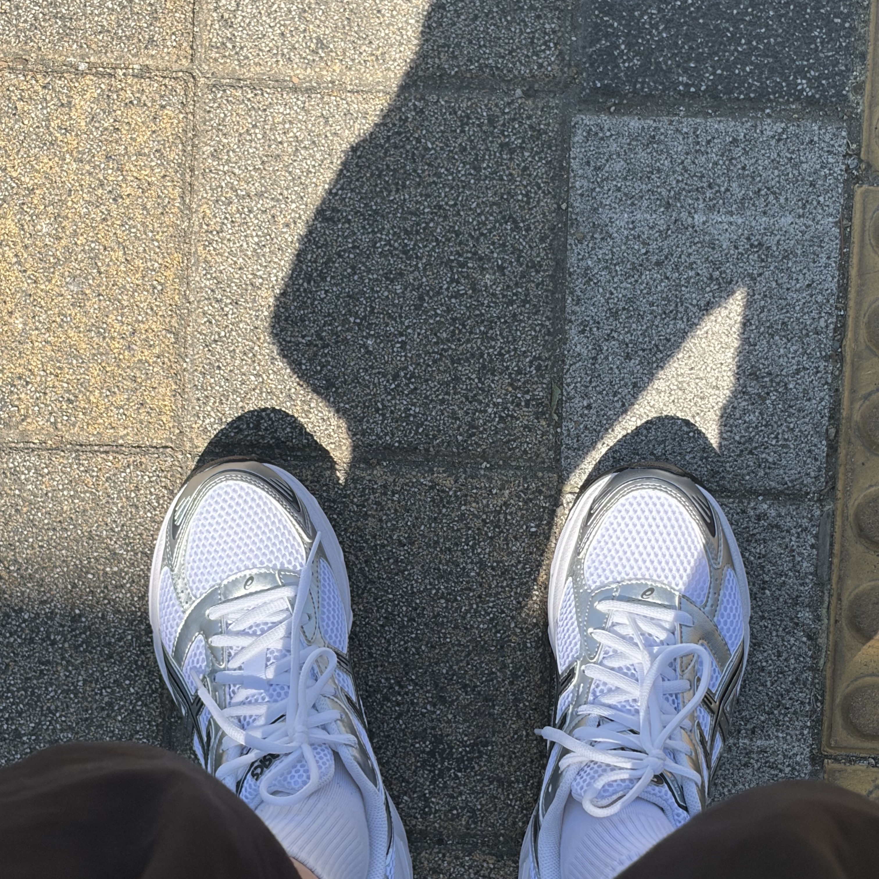 Asics Gel-1130 White Pure Silver 착용 스타일 - 2