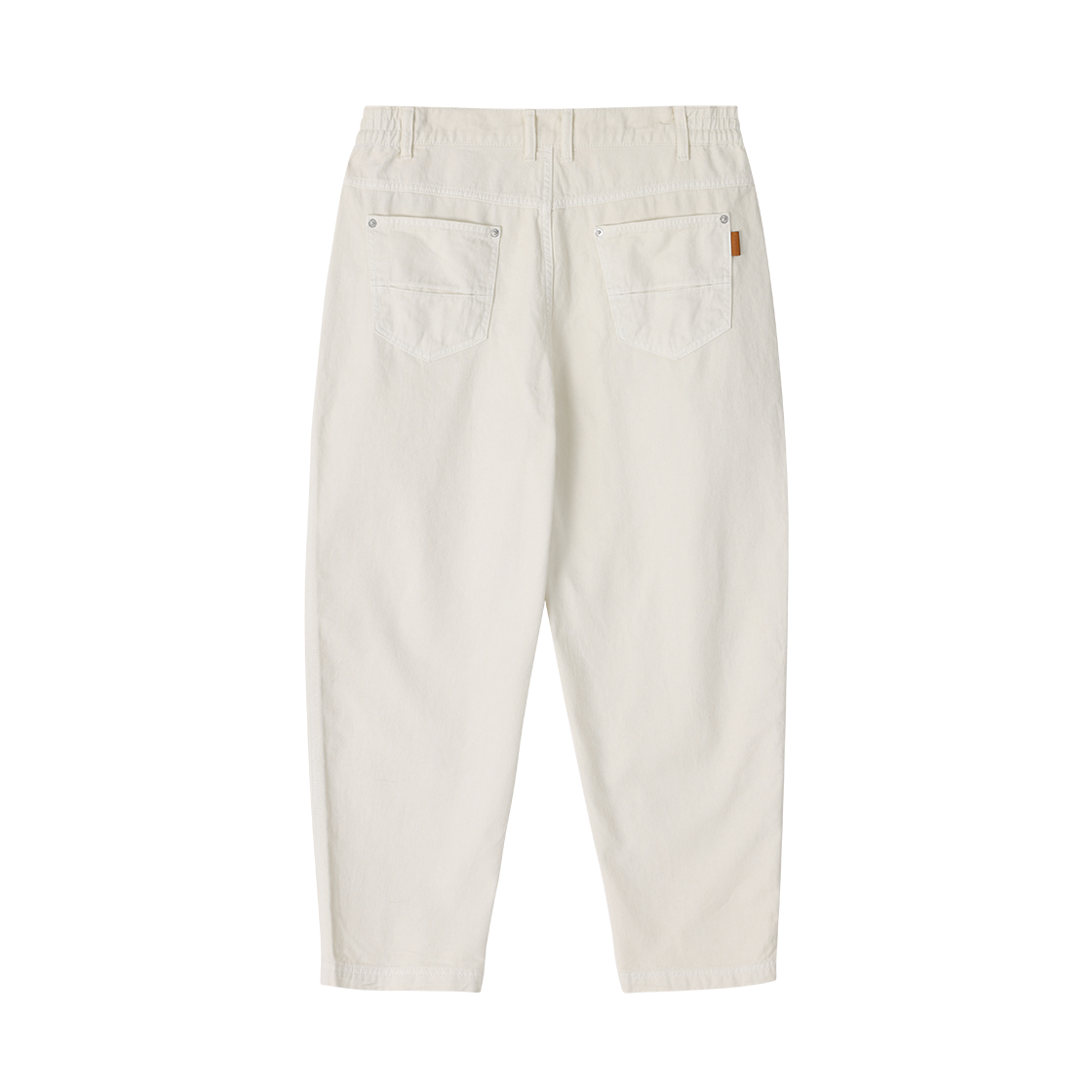 송지오 옴므 커브드 볼륨 캐롯 데님 크림(SONGZIO HOMME Curved Volume Carrot Denim Cream) - 2