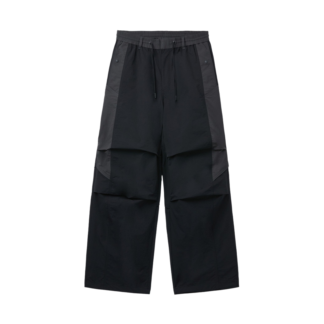 CWPAM26352BKX Customellow Incision Parachute Pants Black