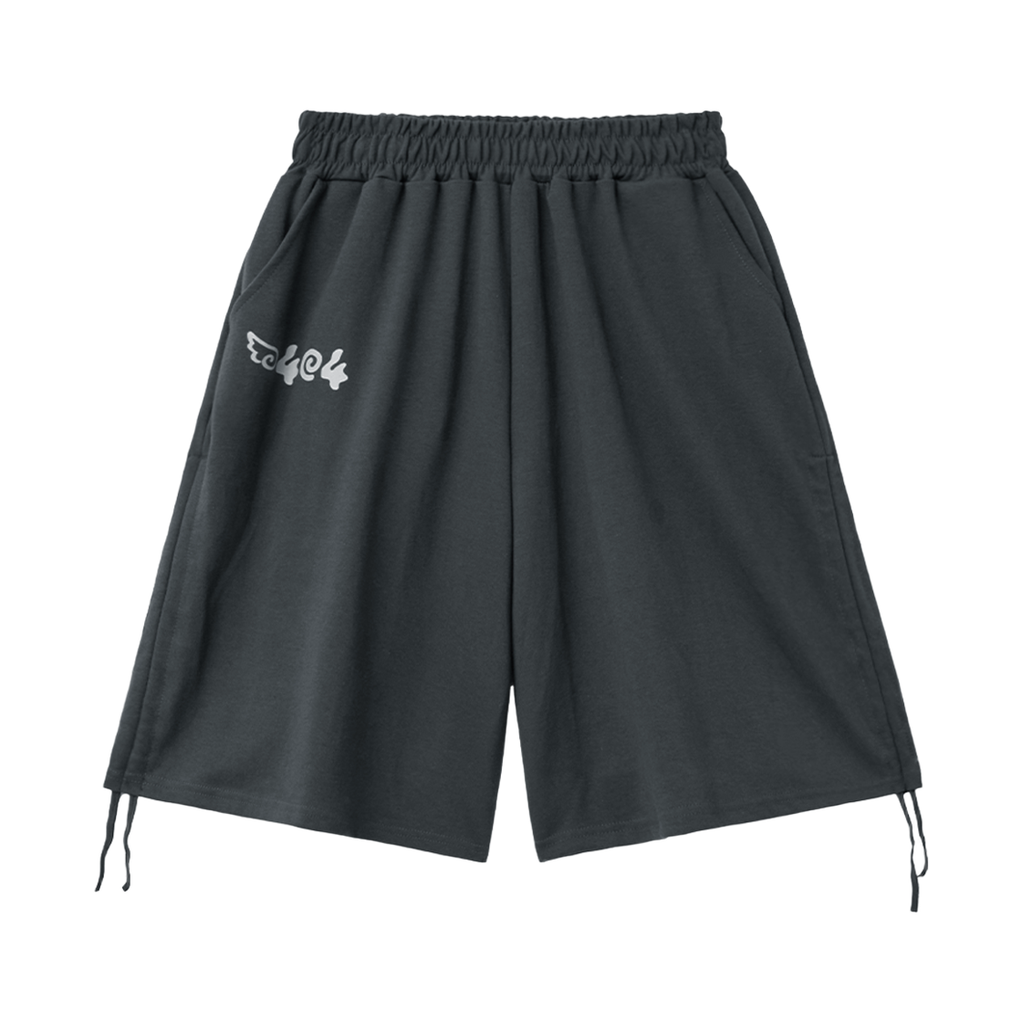 슬릭글로우 사이드 셔링 버뮤다 스웨트 팬츠 차콜(SLEEKGLOW Side Shirring Bermuda Sweat Pants Charcoal)