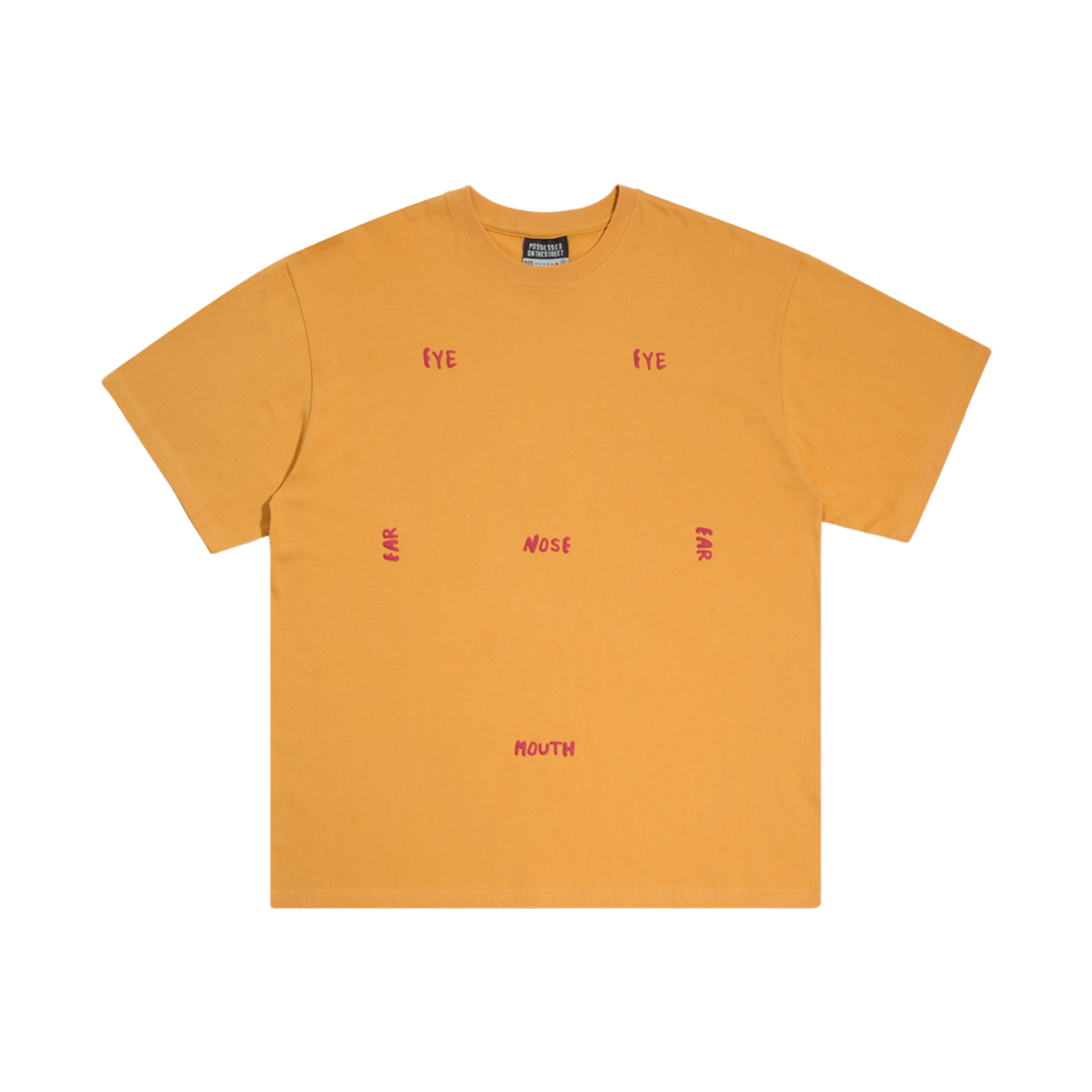 퍼츠 페이스 티셔츠 옐로우(POTS Face T-Shirt Yellow)