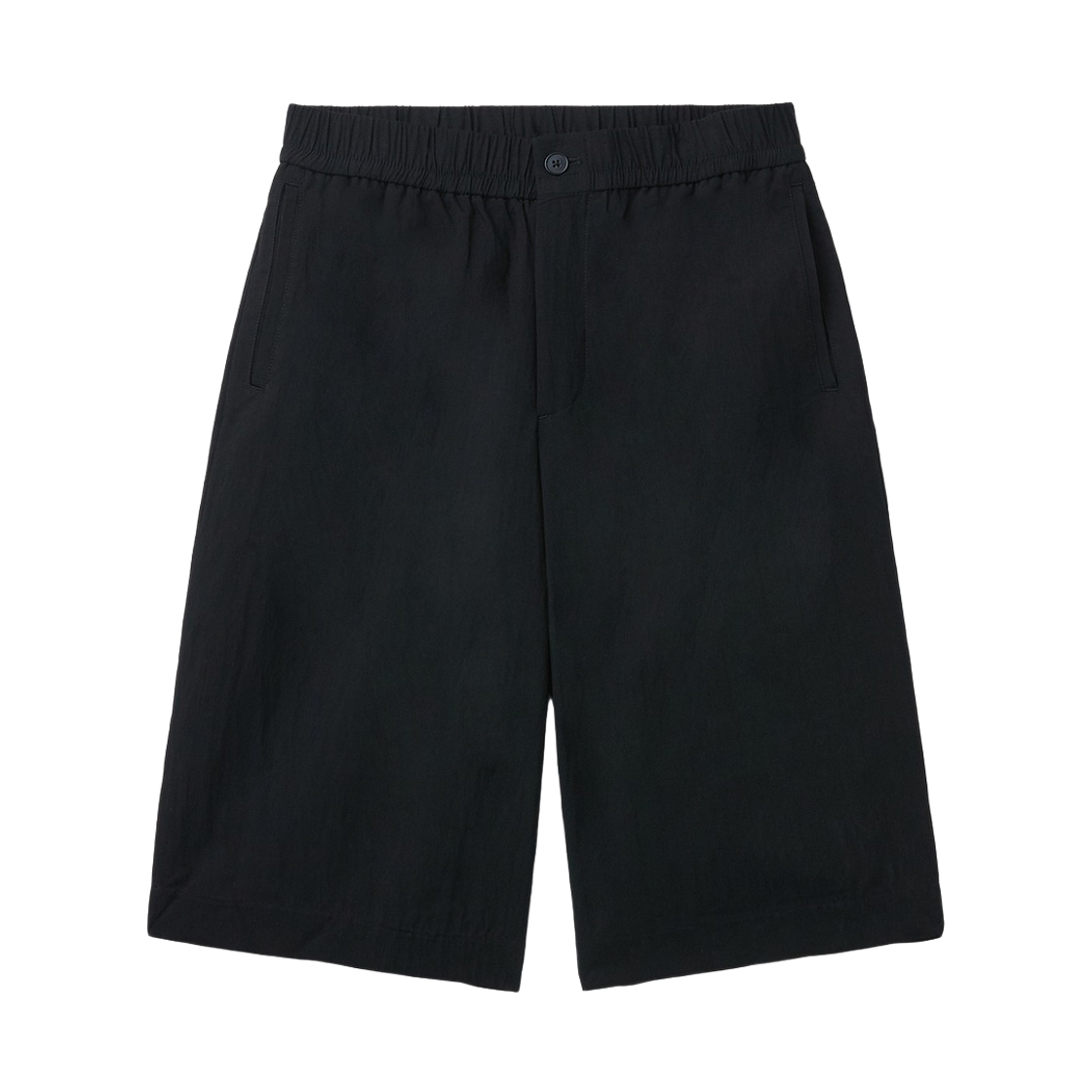 CWPAM26361BKX Customellow Rayon Drawstring Shorts Black