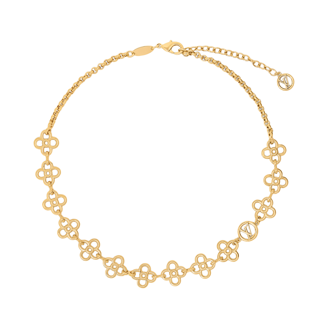 M03929 Louis Vuitton LV Charm Choker Gold