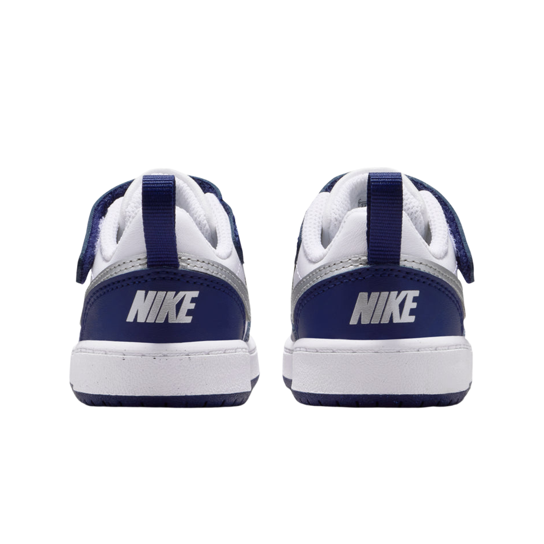 (TD) 나이키 코트 버로우 로우 리크래프트 화이트 메탈릭 실버((TD) Nike Court Borough Low Recraft White Metallic Silver) - 3