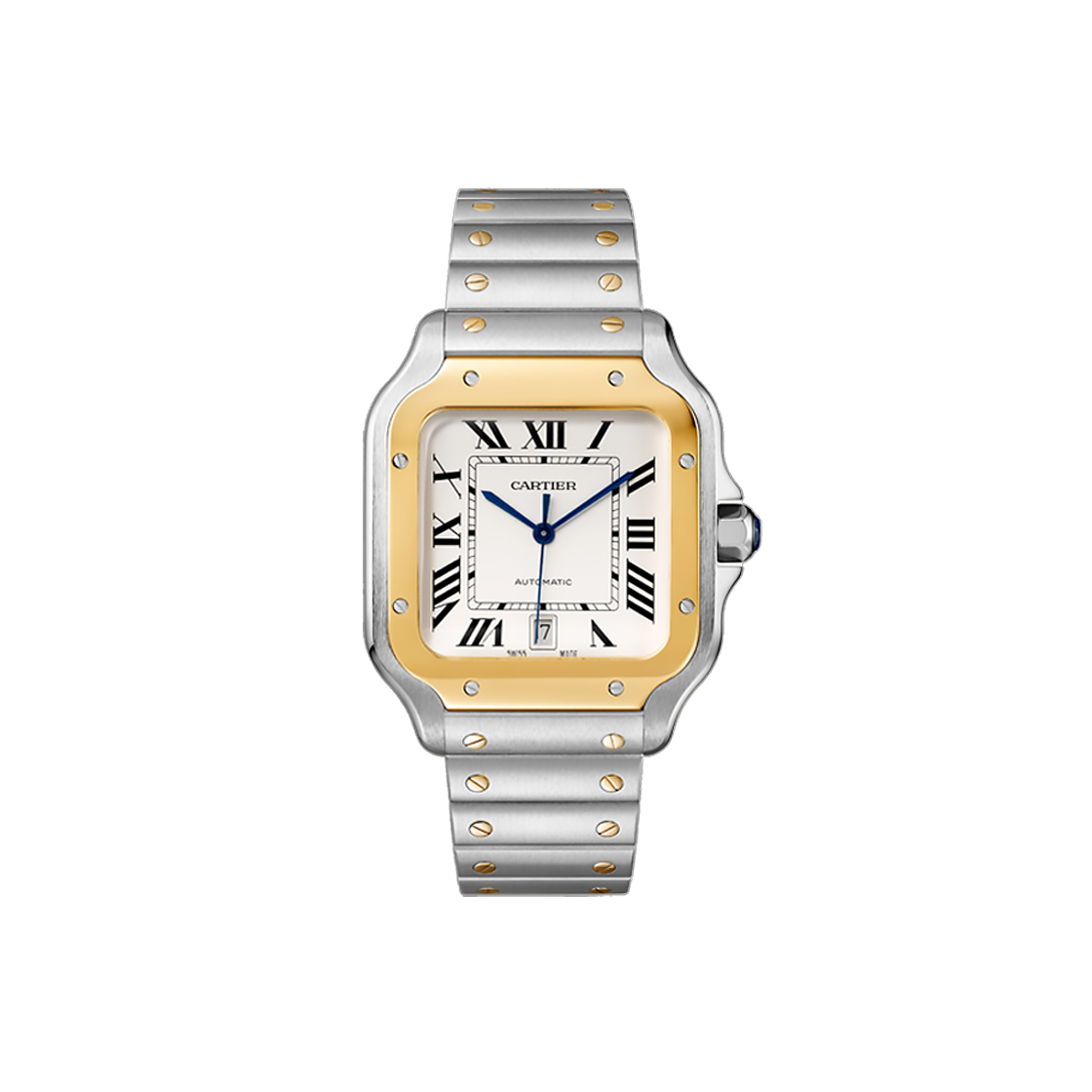 까르띠에 산토스 라지 39.8-W2SA0009 화이트 로마 NO.7945(Cartier Santos Large W2SA0009 White Roma No. 7945)