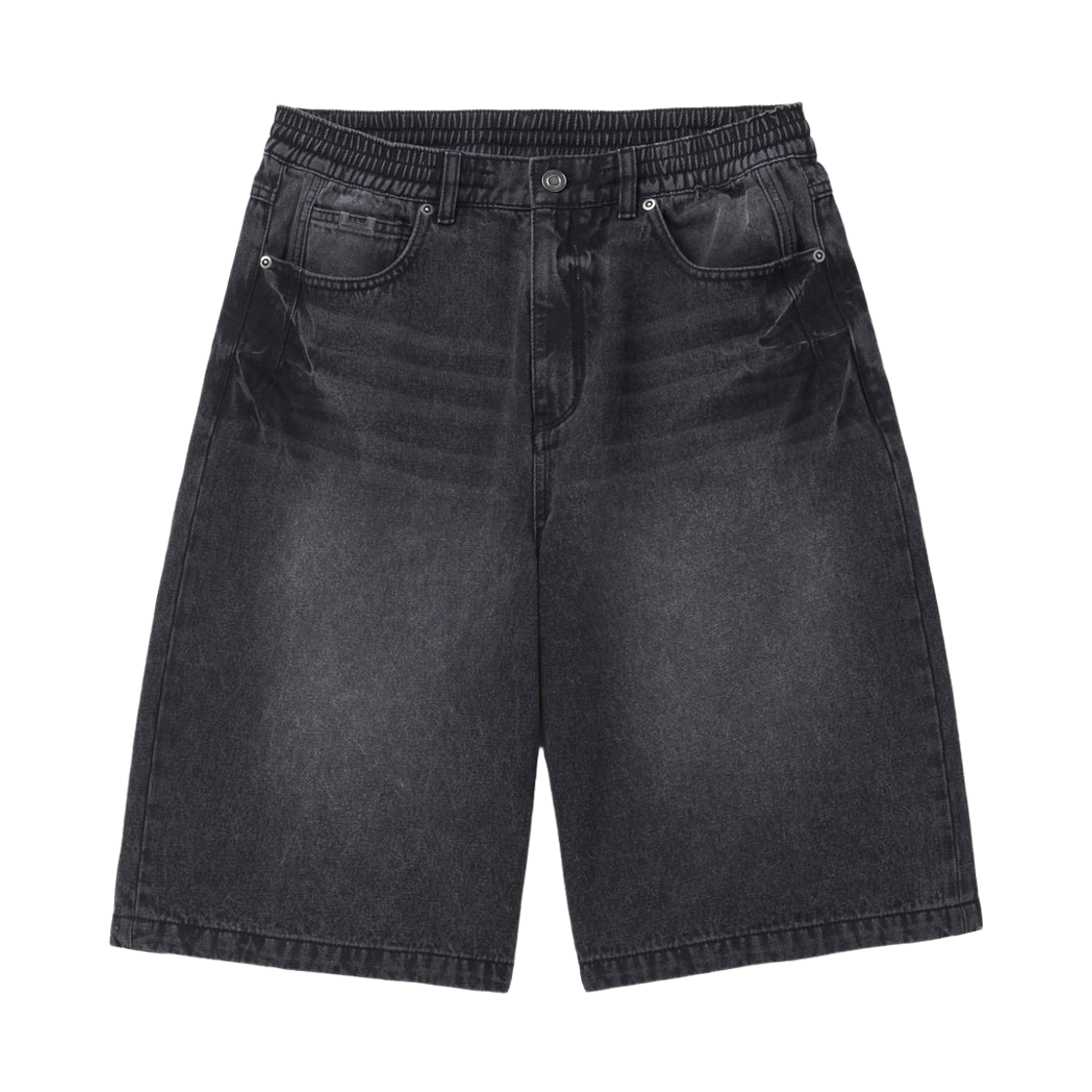 CWPAM26371BKX Customellow Denim Bermuda Shorts Black