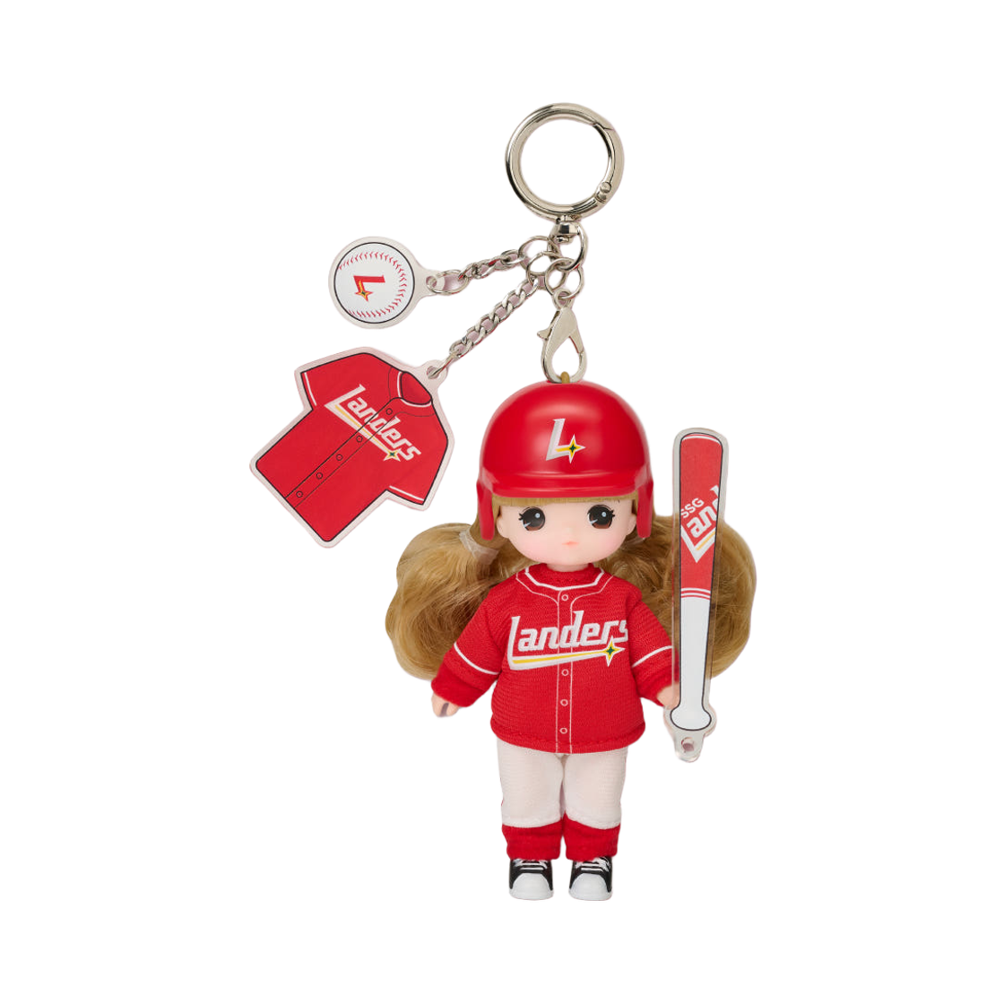 SSG 랜더스 x 리틀미미 타자 키링(SSG Landers x Little Mimi Batter Keyring) - 1
