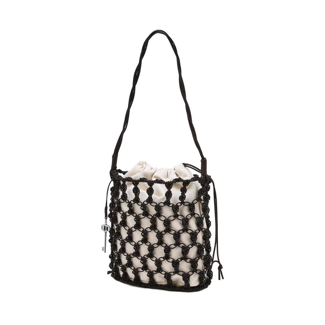 아떼 바네사브루노 액세사리 아이보리 위빙 네트 숄더백 M AABA6E861IV 아이보리(Athe Vanessabruno Acc Ivory Weaving Net Shoulder Bag M Aaba6E861Iv Ivory) - 1