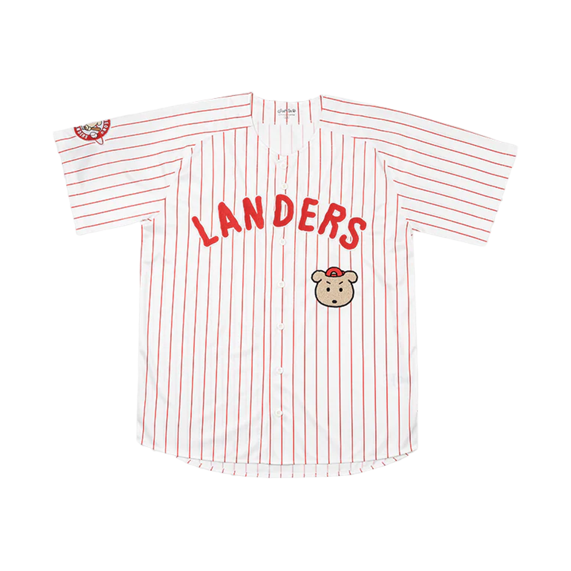 SSG 랜더스 x 깜자 유니폼 화이트 레드 (논 마킹 버전)(SSG Landers x Ggamja Uniform White Red (Non Marking Ver.))