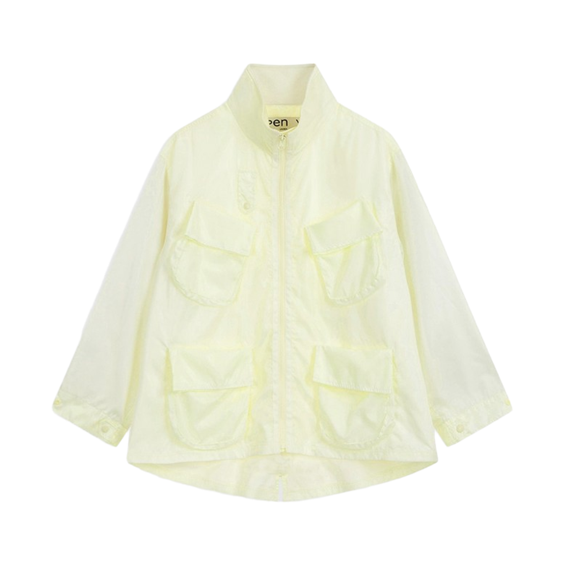 오픈 Yy 카고 포켓 윈드 자켓 레몬(Open Yy Cargo Pocket Wind Jacket Lemon)