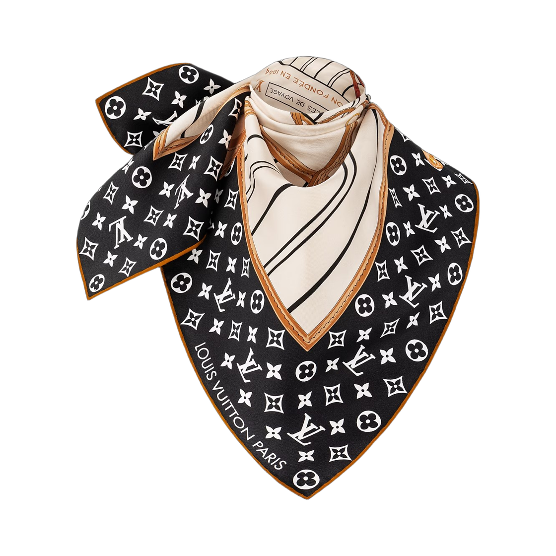 (W) 루이비통 마이 네버풀 스퀘어 90 블랙((W) Louis Vuitton My Neverfull Square 90 Black) - 2