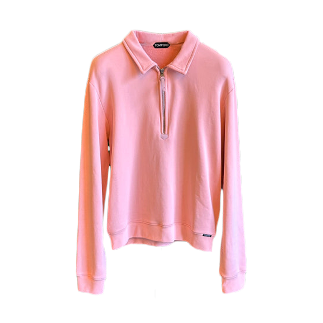 톰포드 하프 집 칼라 스웨트셔츠 핑크(Tom Ford Half Zip Collar Sweatshirt Pink)