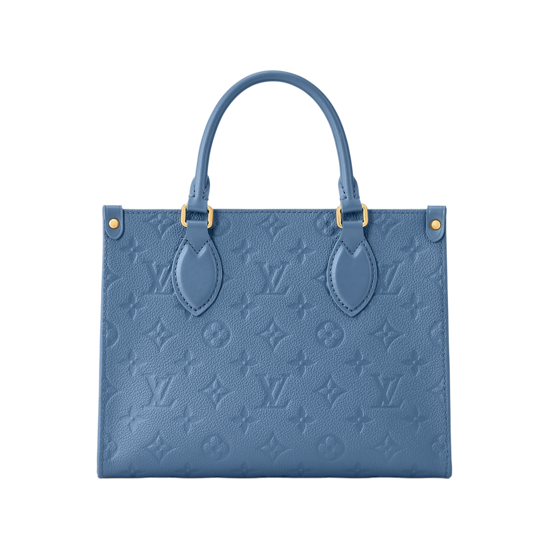 M28181 Louis Vuitton Onthego PM Monogram Empreinte Bleu Jean