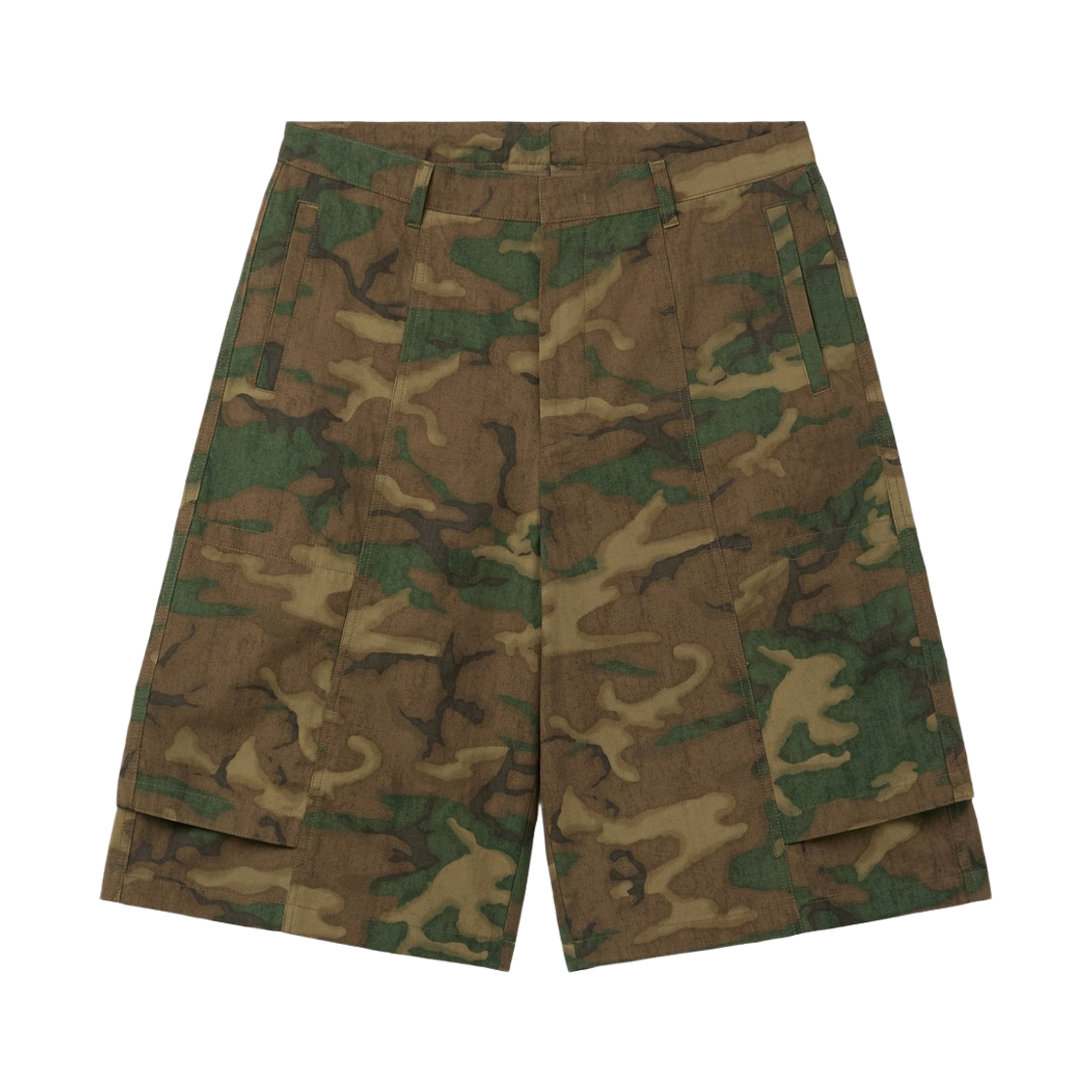 커스텀멜로우 카모플라주 BDU 쇼츠 그린(Customellow Camouflage Bdu Shorts Green) - 1