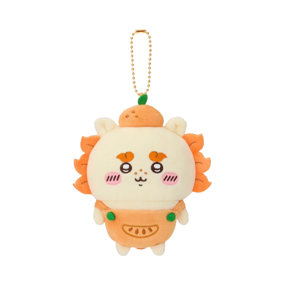 - Chiikawa Pocket Fruit Mascot Keyring Orange Shisa