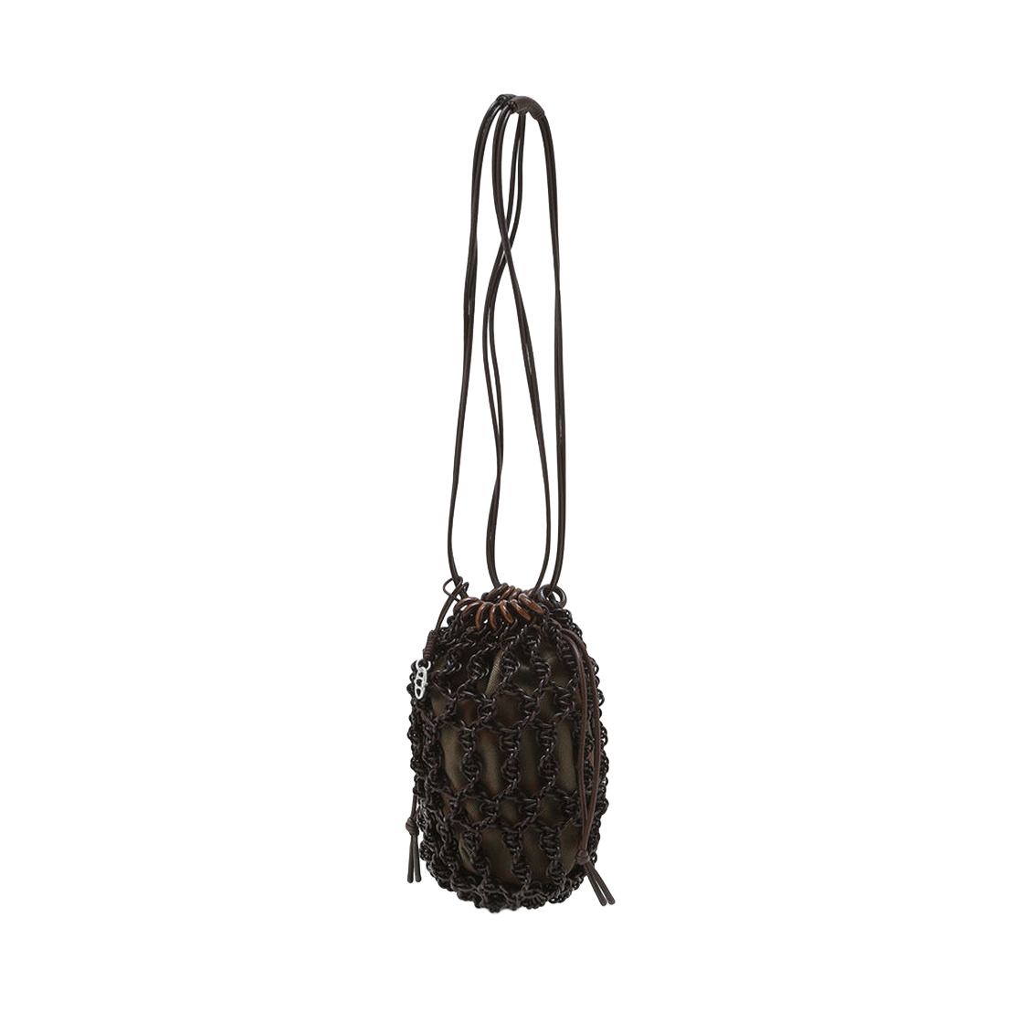 AABA6E865K2 Athe Vanessabruno Acc Khaki Weaving Net Mini Bag Aaba6E865K2 Normal Khaki