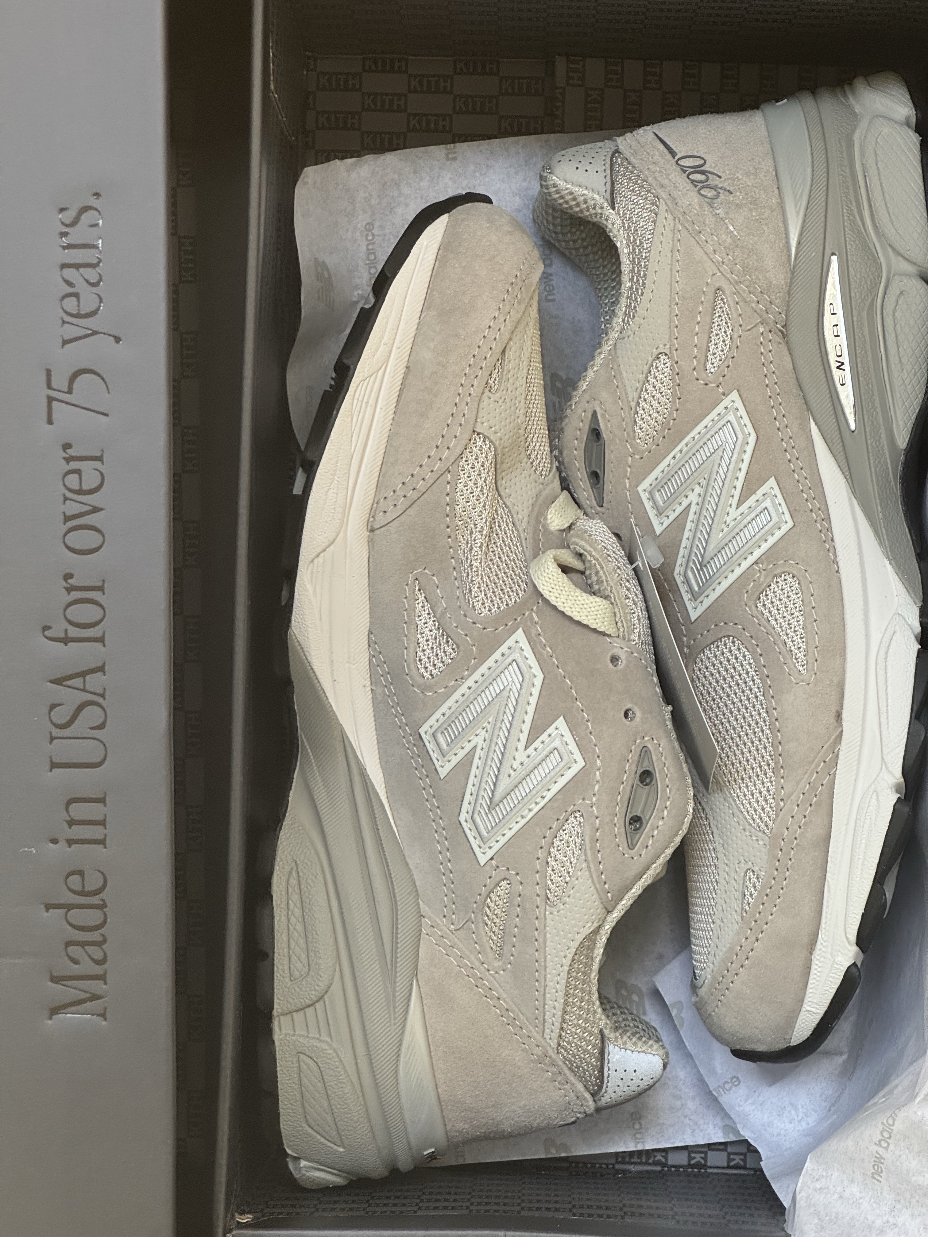 New Balance x Kith 993 Made in USA Asteroid, Adidas x Wales Bonner SL 72 Knit Brown μ°©μ© μ€νμΌ - 6