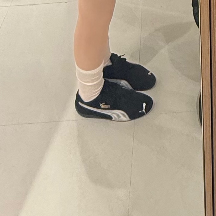 Puma Speedcat OG Black White 착용 스타일