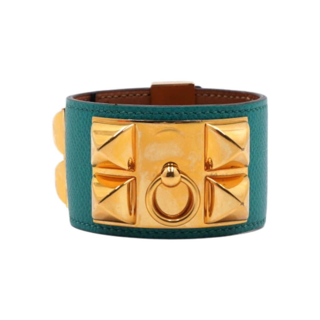 ITTCDTWQ57AJ Hermes Appson Medor Gold Metal Bracelet