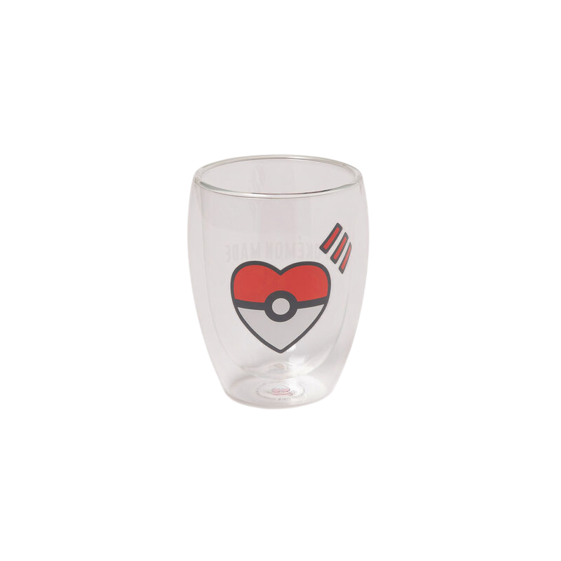 휴먼 메이드 x 포켓몬 메이드 더블 월 글래스 350ml 클리어(Human Made x Pokemon Made Double Wall Glass 350ml Clear)