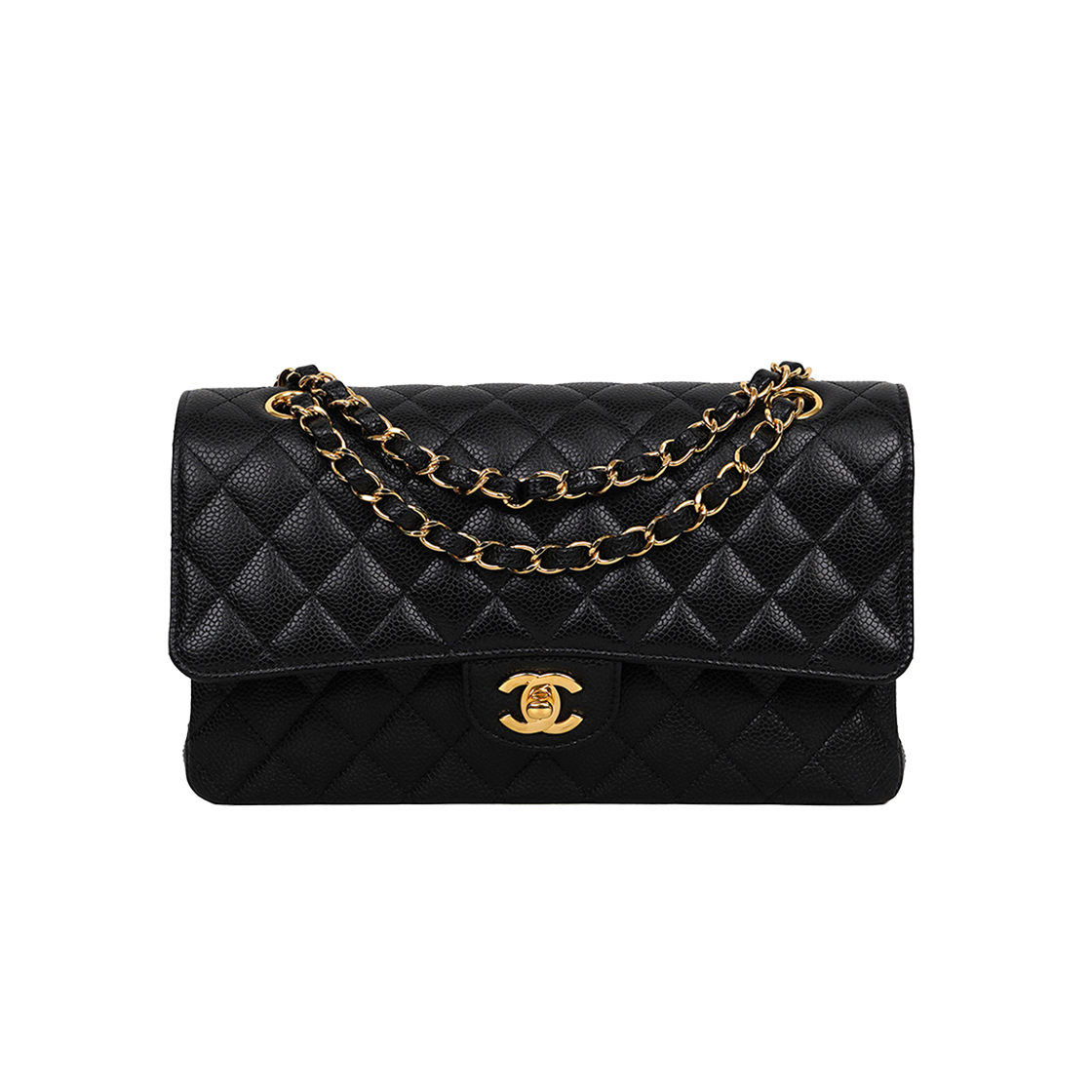 ITFO4C6I3E3O Chanel Classic Caviar Medium Black 2022 Edition
